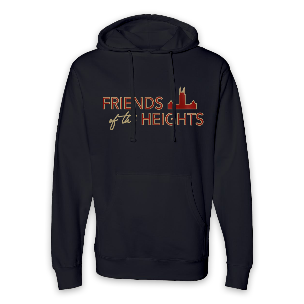 Friends of The Heights Hoodie Black